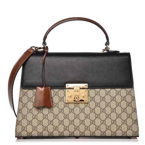 gucci padlock medium top handle|Gucci GG Signature Medium Padlock Top Handle Bag .